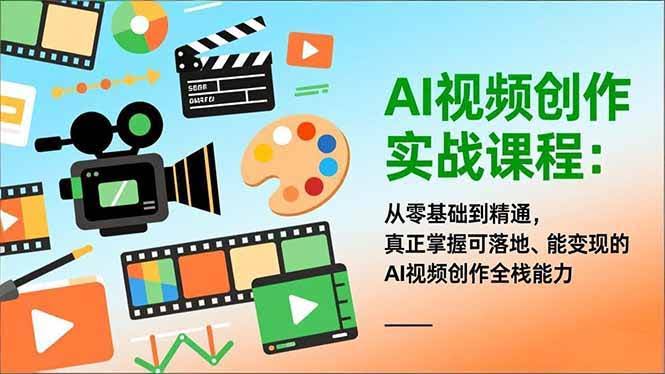 (16997期)AI视频创作实战课程:从零基础到精通,真正掌握可落地、能变现的AI视频创作全栈能力-航海圈