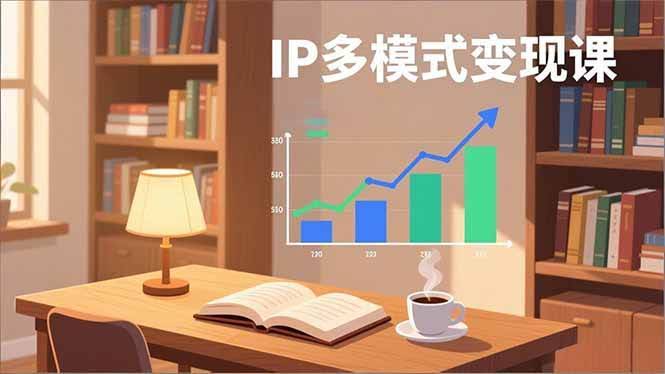 (17014期)IP多模式变现课,广告分成、种草激励、Live图带货,开拓多元收入,副业稳定月入过万-航海圈