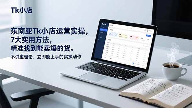 (17041期)东南亚Tk小店运营实操,7大实用方法,精准找到能卖爆的货。不讲虚理论,立即能上手的实操动作-航海圈