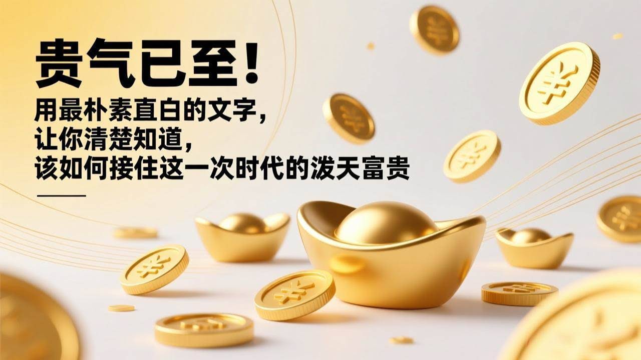 (17049期)付费文章:贵气已至!用最朴素直白的文字,让你清楚知道,该如何接住这一次时代的泼天富贵-航海圈