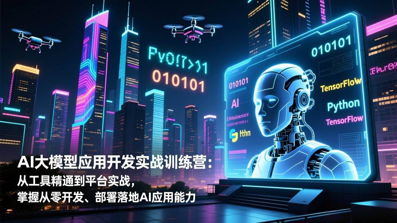 (17058期)AI大模型应用开发实战训练营:从工具精通到平台实战,掌握从零开发、部署落地AI应用能力-航海圈