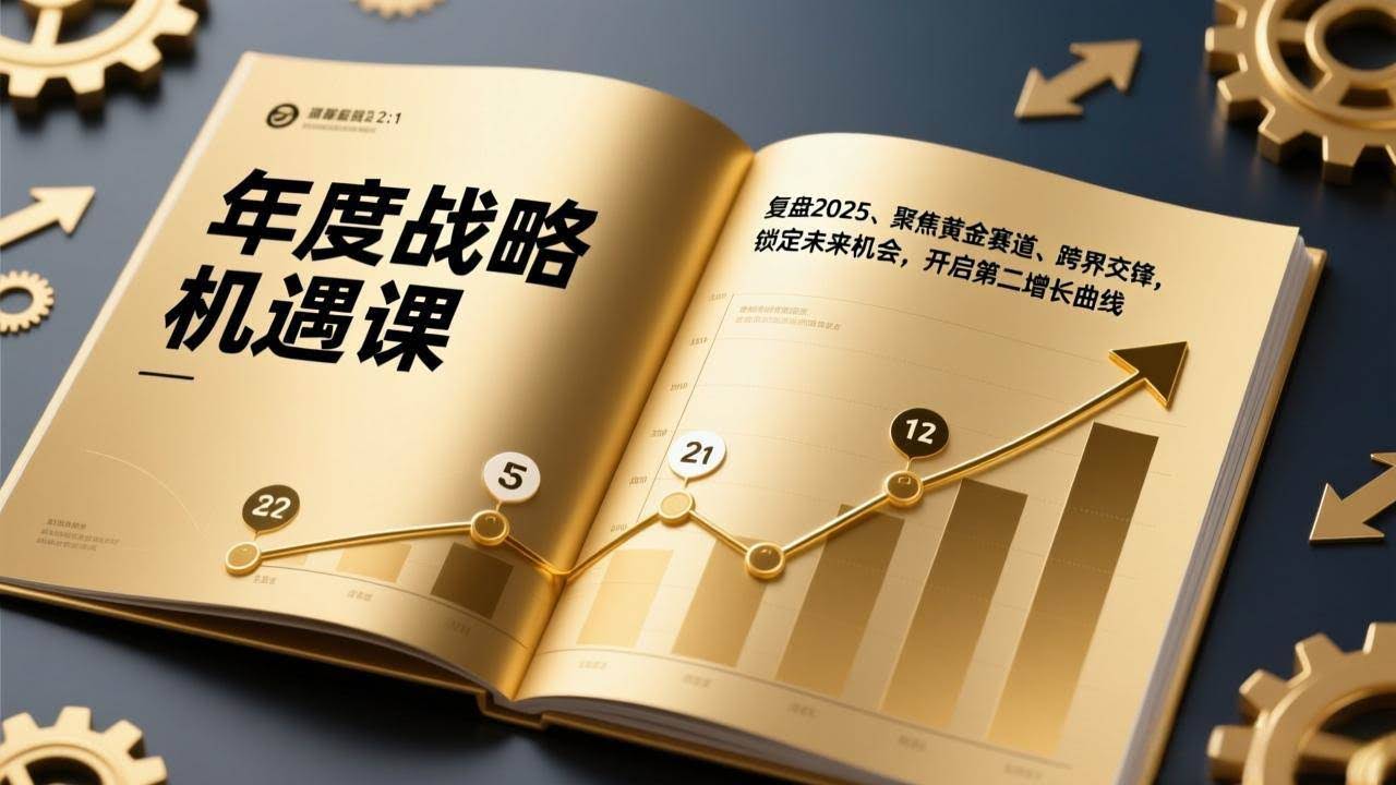 (17077期)年度战略机遇课,复盘2025、聚焦黄金赛道、跨界交锋,锁定未来机会,开启第二增长曲线-航海圈