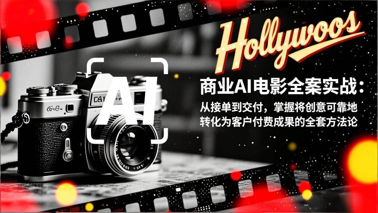(17092期)商业AI电影全案实战:从接单到交付,掌握将创意可靠地转化为客户付费成果的全套方法论-航海圈