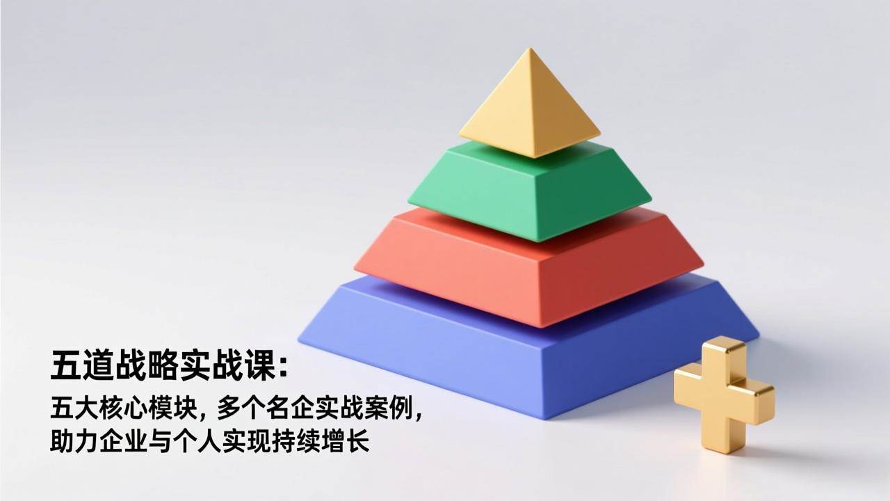(17095期)五道战略实战课:五大核心模块,多个名企实战案例,助力企业与个人实现持续增长-航海圈