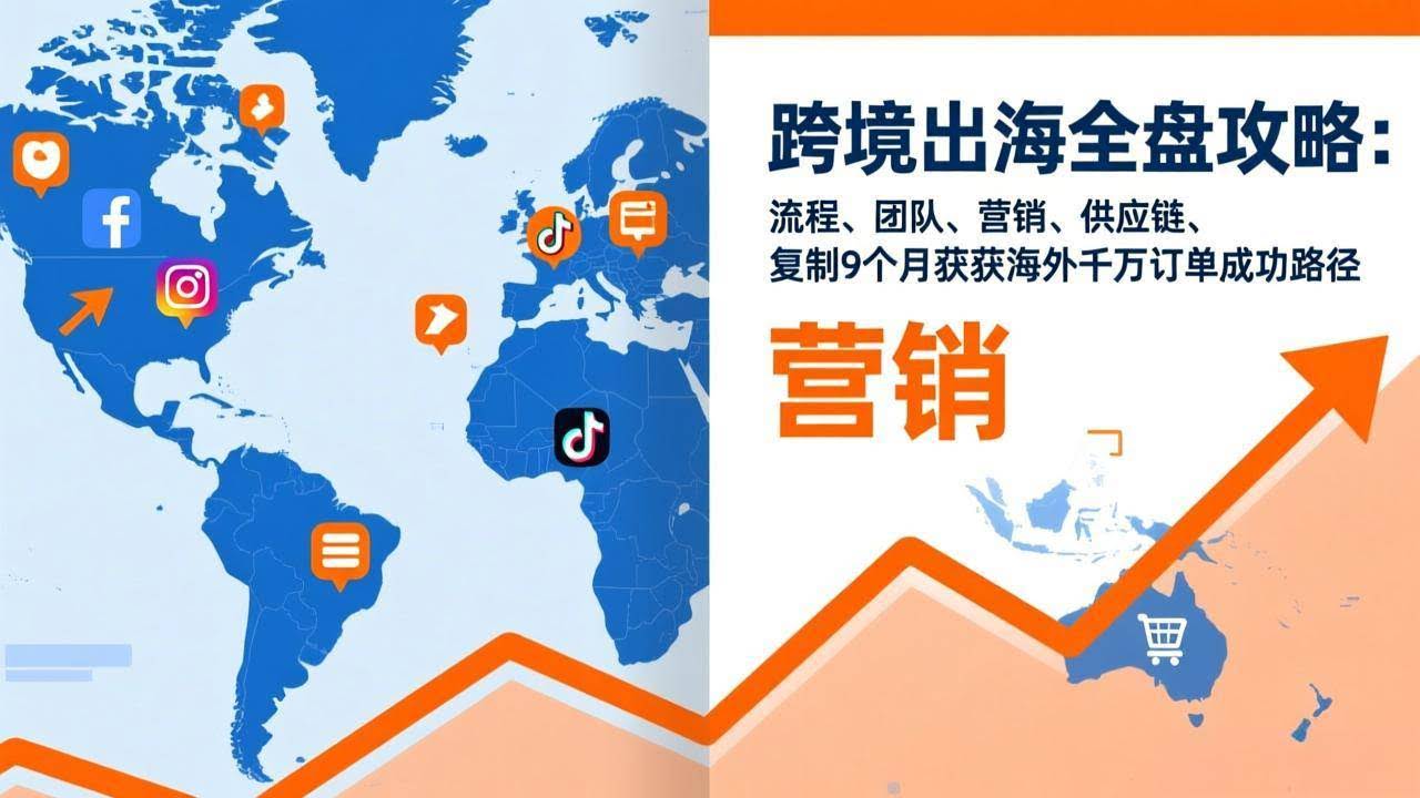 (17099期)跨境出海全盘攻略:流程,团队,营销,供应链,复制9个月斩获海外千万订单成功路径-航海圈