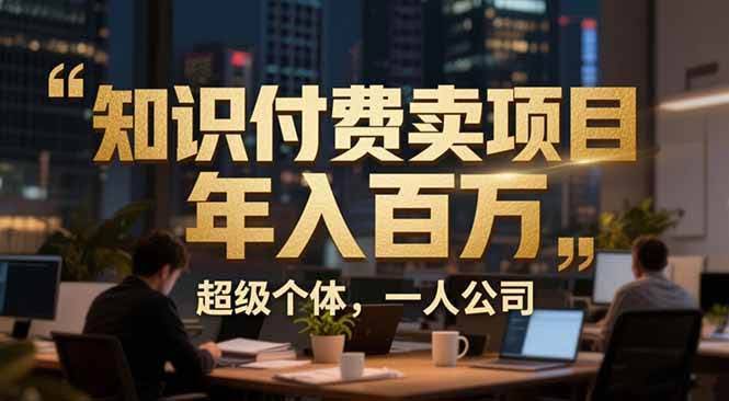 (17134期)从0到年入百万:超级个体实战心得公开,个人IP×精准引流×成交系统全拆解-航海圈