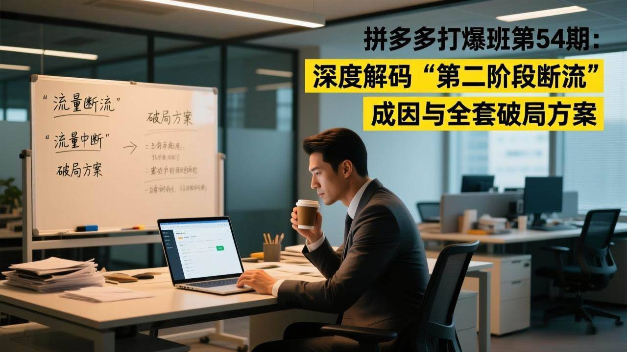 (17163期)拼多多打爆班第54期:深度解码“第二阶段断流”成因与全套破局方案-航海圈