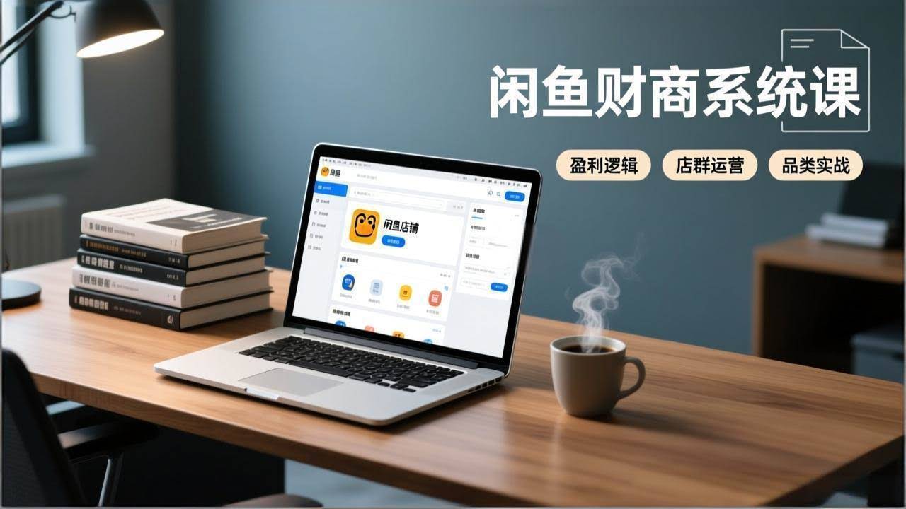 (17193期)闲鱼财商系统课:从盈利逻辑、店群运营到品类实战,实现稳定月入过万-航海圈