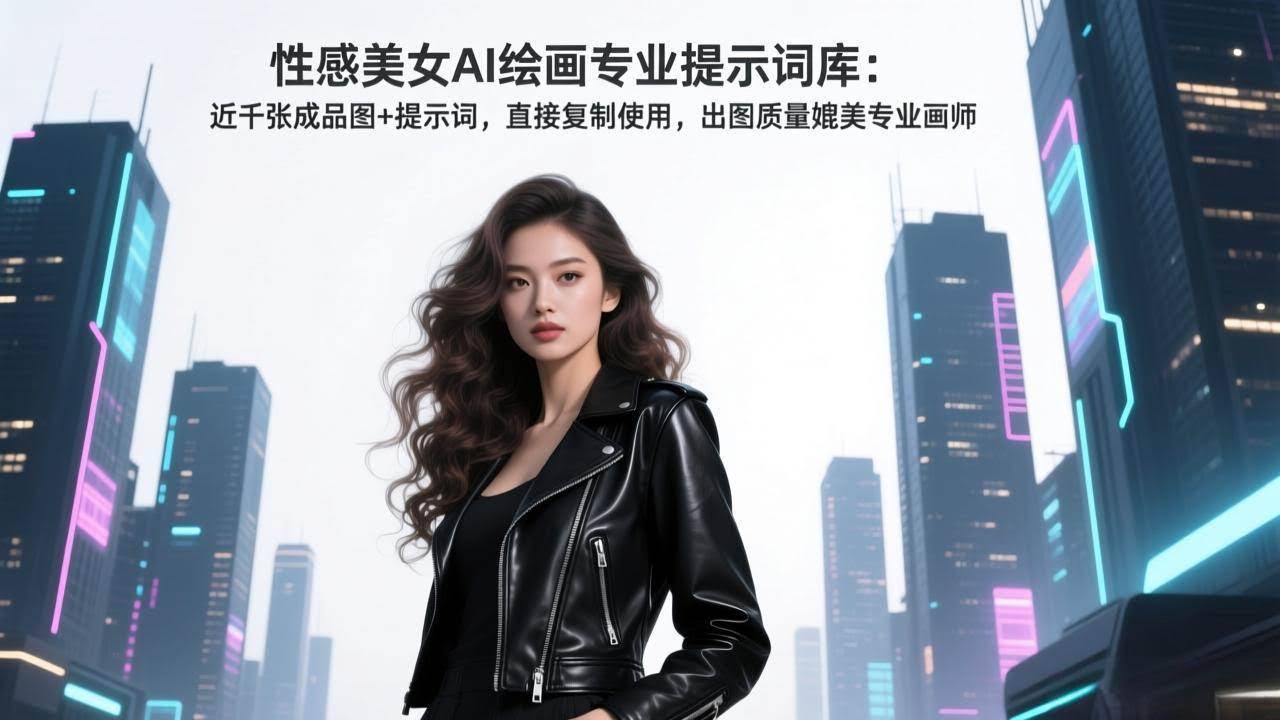 (17262期)性感美女AI绘画专业提示词库:近千张成品图+提示词,直接复制使用,出图质量媲美专业画师-航海圈