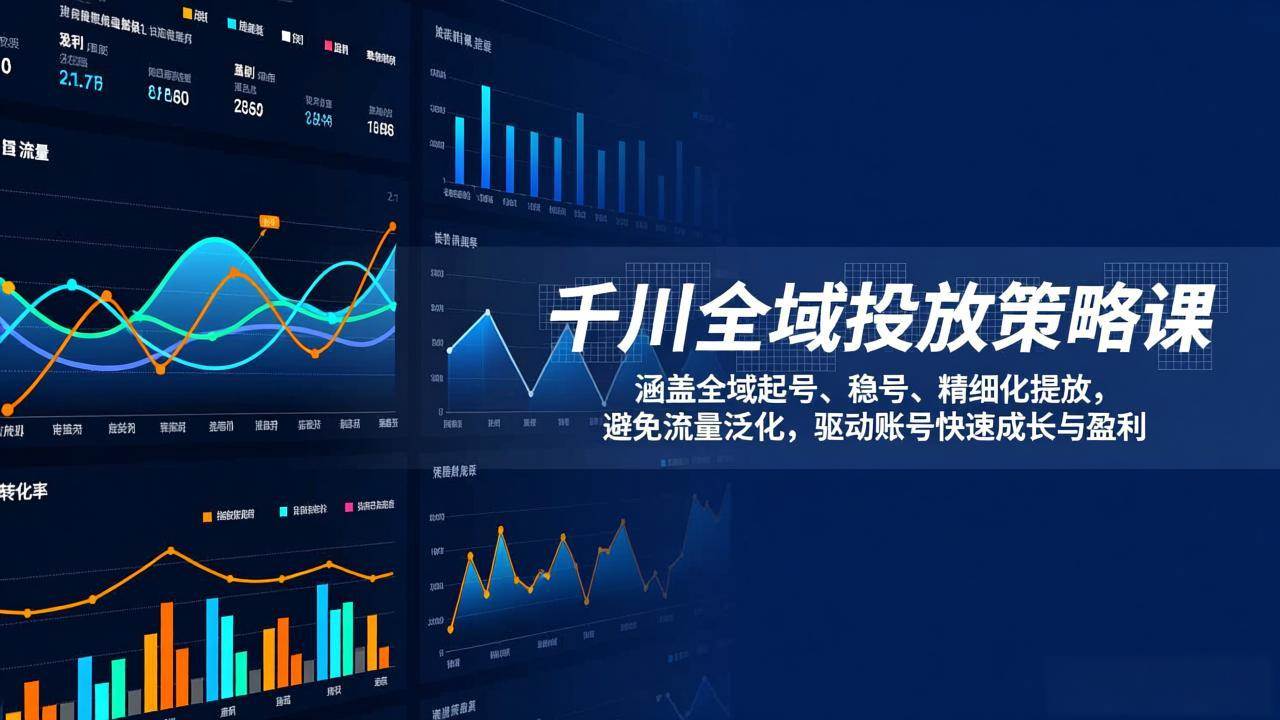 (17285期)千川全域投放策略课:涵盖全域起号、稳号、精细化投放,避免流量泛化,驱动账号快速成长与盈利-航海圈