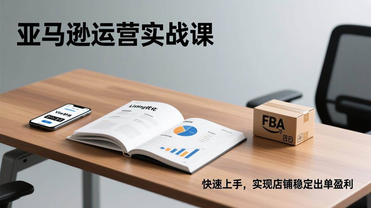 (17287期)亚马逊运营实战课,Listing优化、Vine秒杀、FBA发货,快速上手,实现店铺稳定出单盈利-航海圈