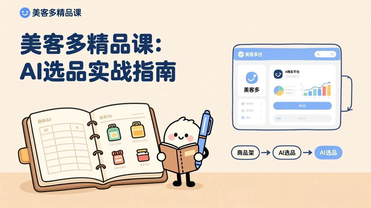 (17292期)AI+美客多精品课,工具实操、数据选品、AI优化,新手也能快速上手,月入5000+美元-航海圈