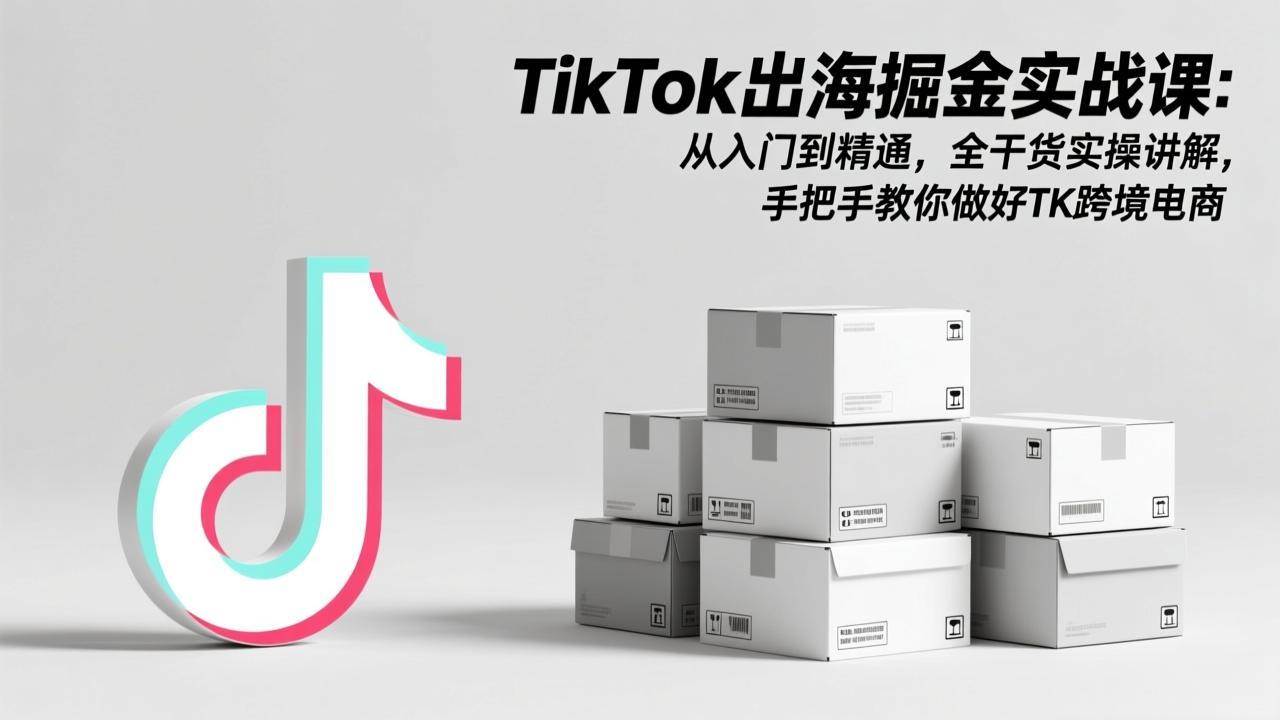 (17368期)TikTok出海掘金实战课:从入门到精通,全干货实操讲解,手把手教你做好TK跨境电商-航海圈
