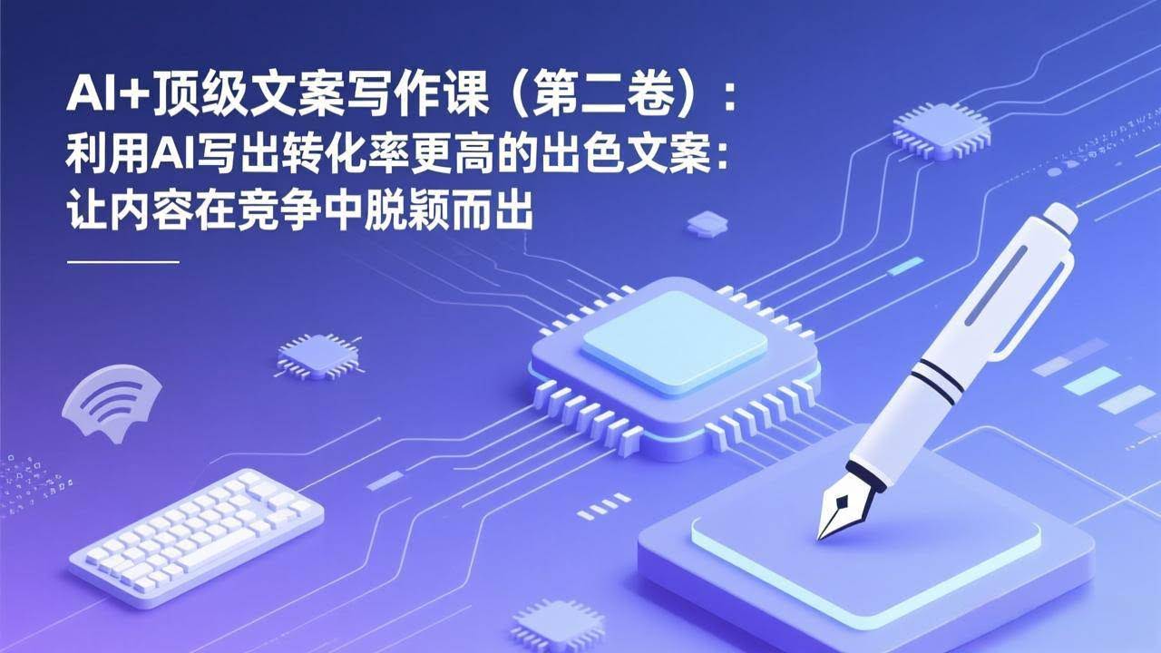 (17382期)AI+顶级文案写作课(第二卷):利用AI写出转化率更高的出色文案:让内容在竞争中脱颖而出-航海圈