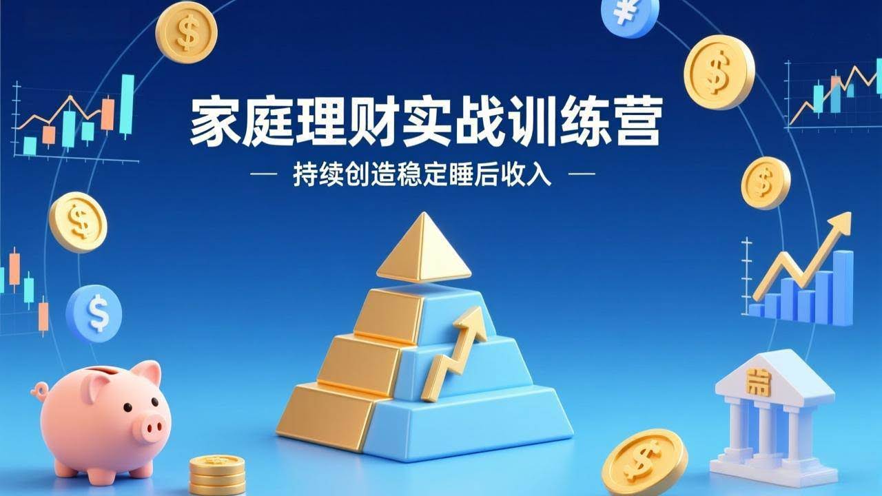 (17486期)家庭理财实战训练营:从0到1建体系,三阶进阶层层递进,助你持续创造稳定睡后收入-航海圈