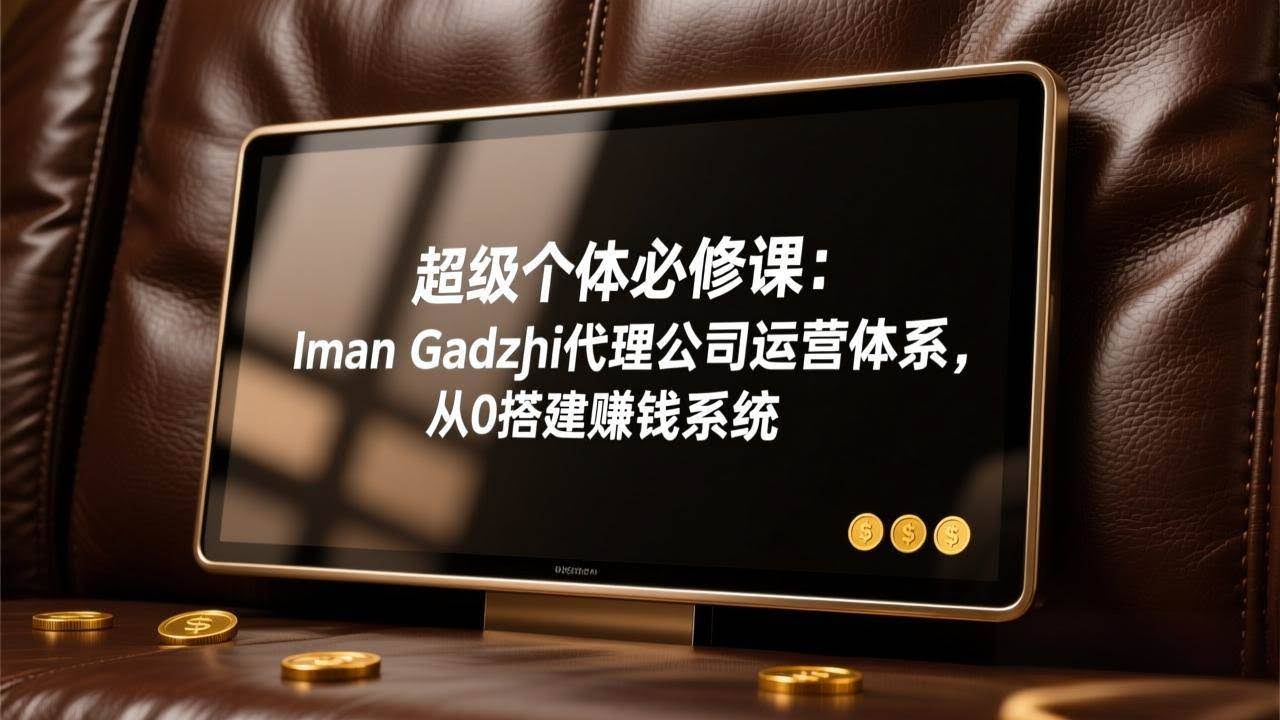 （17525期）超级个体必修课：Iman Gadzhi代理公司运营体系，从0搭建赚钱系统-航海圈