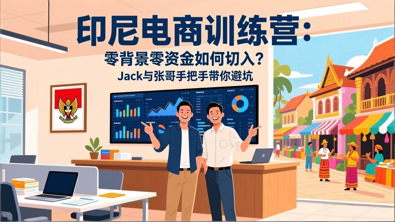 (17533期)印尼电商训练营:零背景零资金如何切入?Jack与张哥手把手带你避坑-航海圈