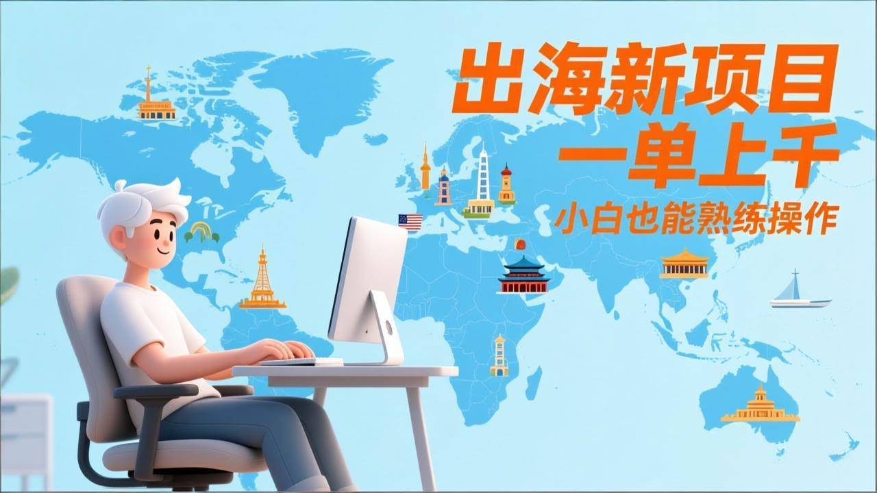 (17534期)出海新项目,一单上千,小白也能熟练操作-航海圈
