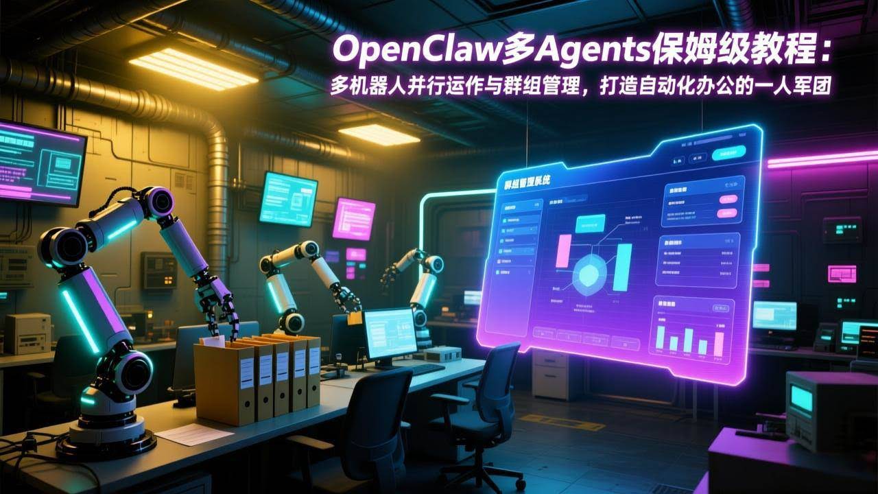 (17563期)OpenClaw多Agents保姆级教程:多机器人并行运作与群组管理,打造自动化办公的一人军团-航海圈
