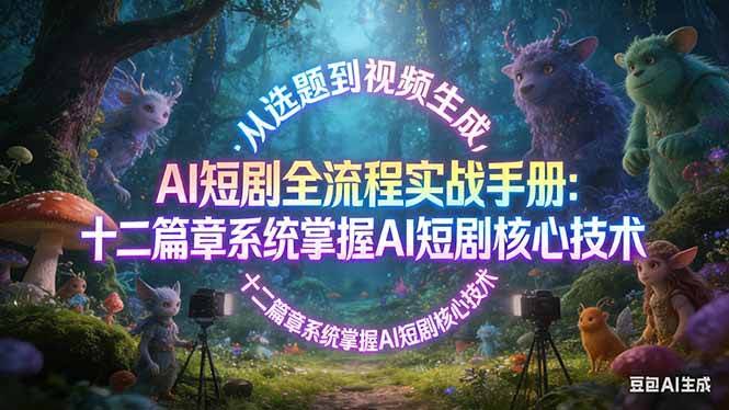 （17620期）AI 短剧全流程实战手册：从选题到视频生成，十二篇章系统掌握 AI 短剧核心技术-航海圈