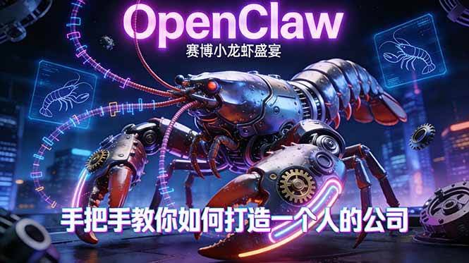（17684期）OpenClaw，小龙虾-从产品到爆款的成长之路，手把手教你如何打造一个人的公司-航海圈