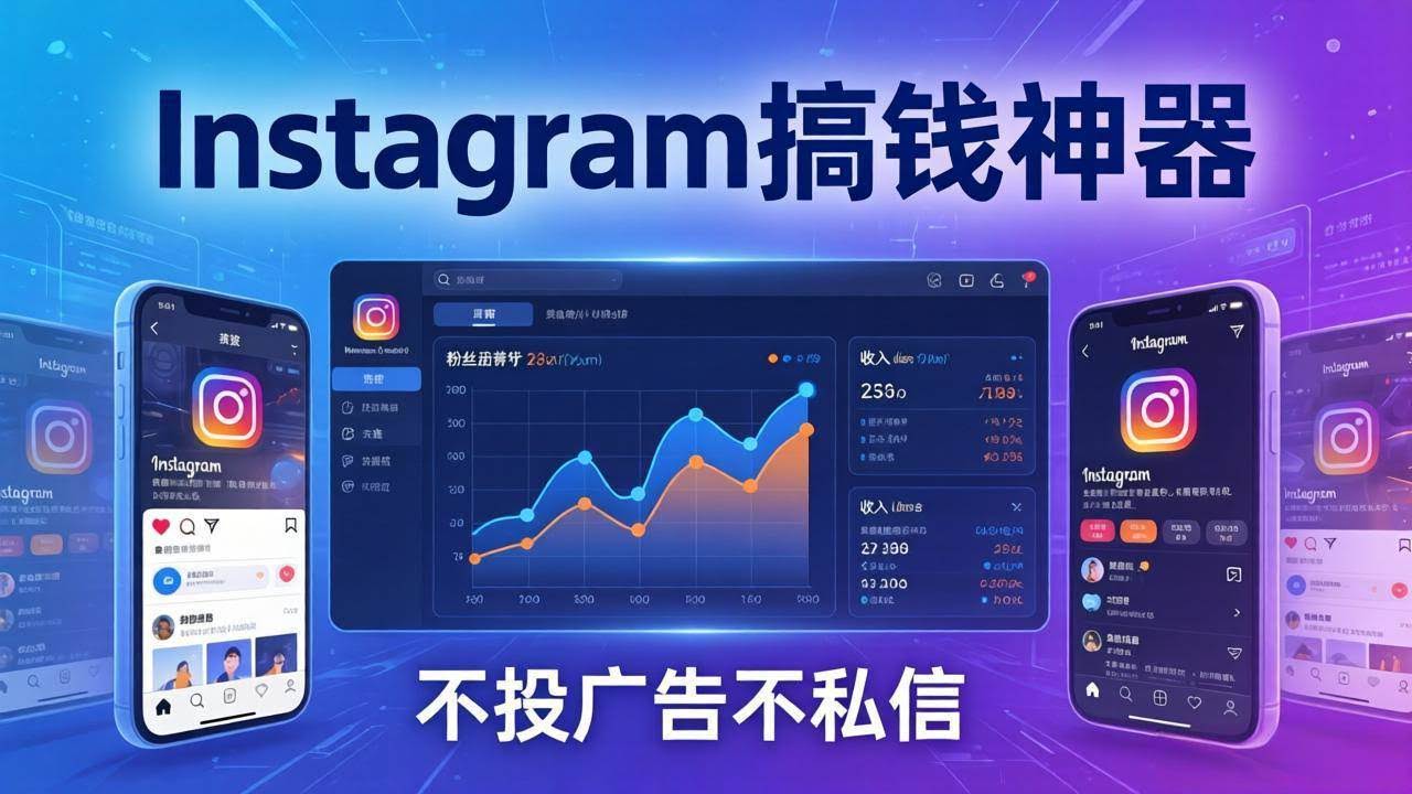 (17731期)Instagram搞钱神器:月涨6万粉+月入5万刀,不投广告不私信,靠算法+低价产品-航海圈