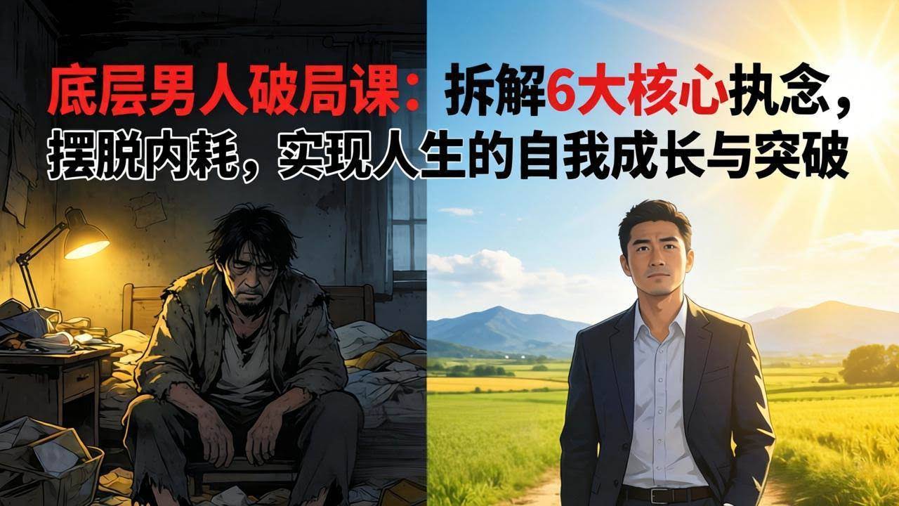 (17747期)付费文章:底层男人破局课:拆解 6 大核心执念,摆脱内耗,实现人生的自我成长与突破-航海圈