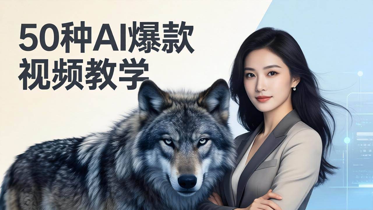 (17815期)50种AI爆款视频教学:影视级古诗词+治愈萌宠+山海经蛟龙,高阶宝典商业落地-航海圈