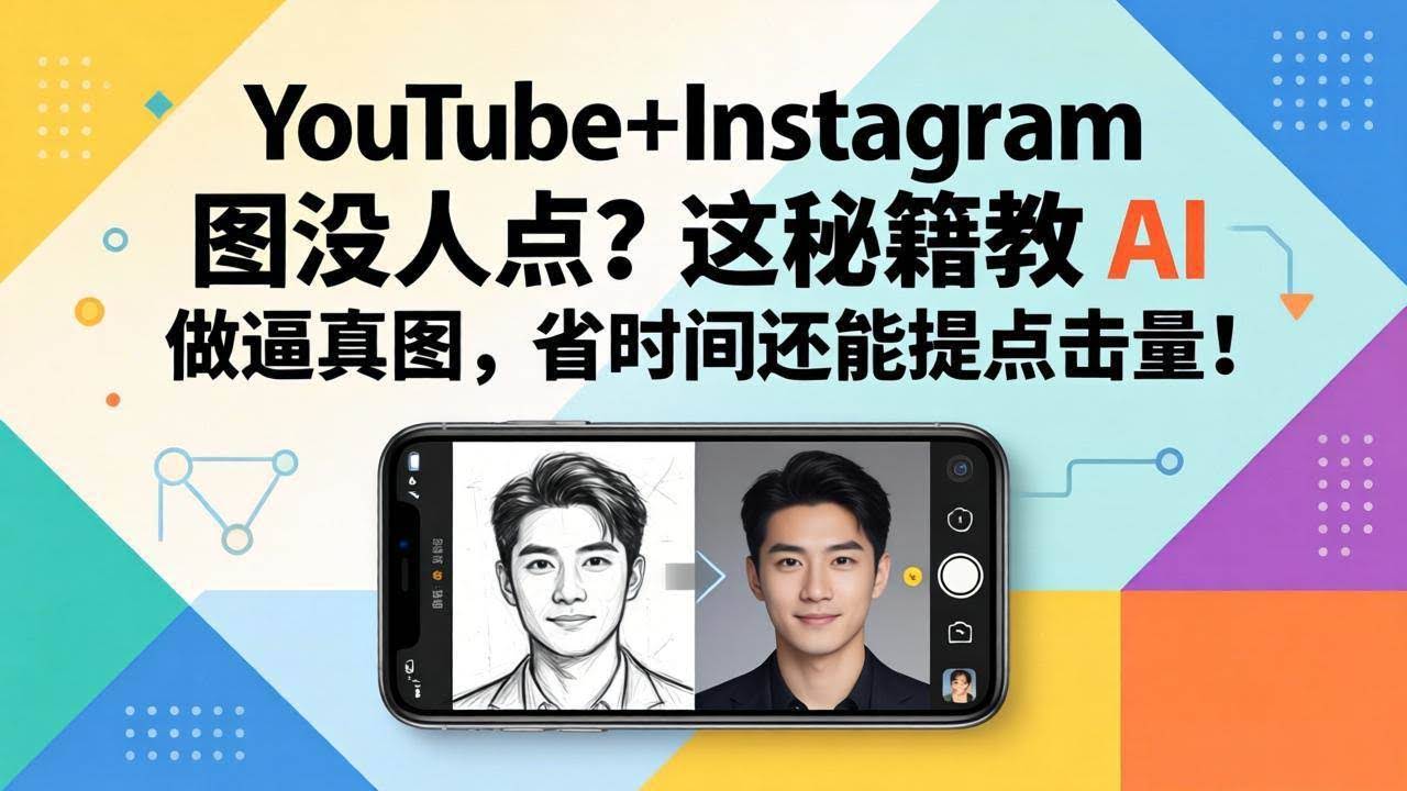 (17911期)YouTube+Instagram图没人点?这秘籍教 AI 做逼真图,省时间还能提点击量-航海圈