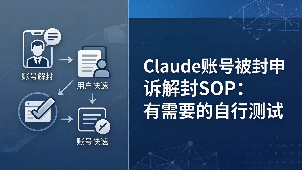 （17981期）Claude账号被封申诉解封SOP：有需要的自行测试-航海圈
