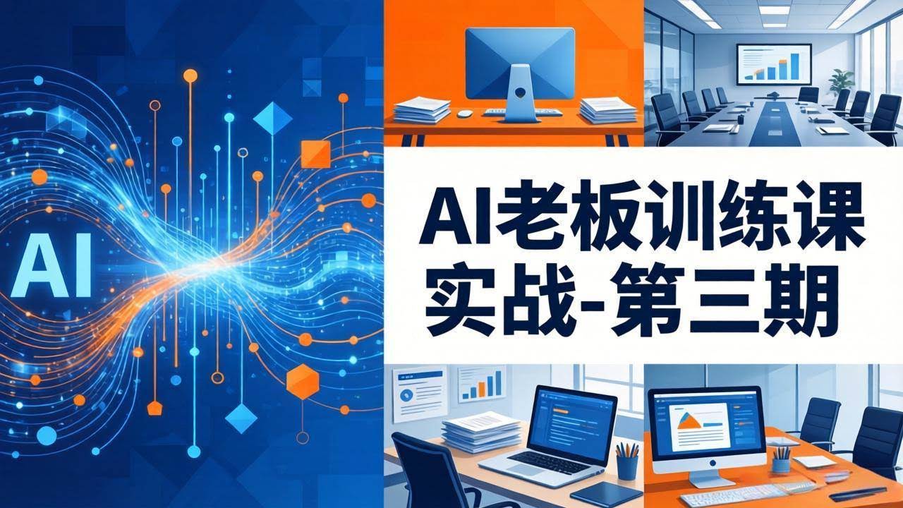 (18025期) AI老板训练课实战-第三期:AI+内容应用落地教学,从0到1打通AI变现完整路径-航海圈