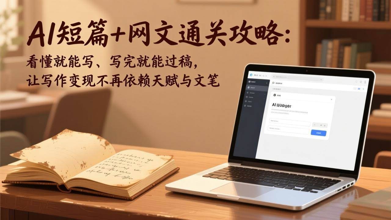 (18064期)AI短篇+网文通关攻略-更新4月:看懂就能写、写完就能过稿,让写作变现不再依赖天赋与文笔-航海圈