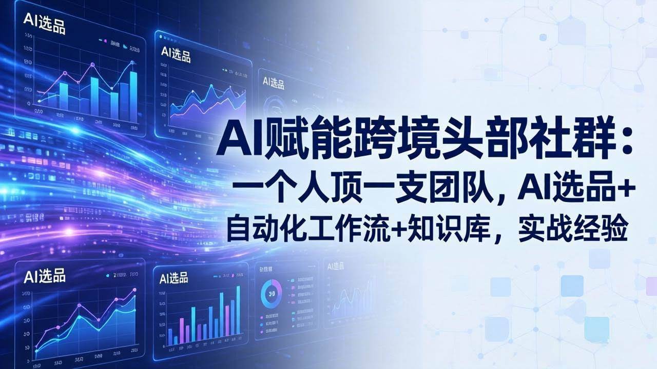 (18164期)AI赋能跨境头部社群-更新4月23:一个人顶一支团队,AI选品+自动化工作流+知识库,实战经验-航海圈