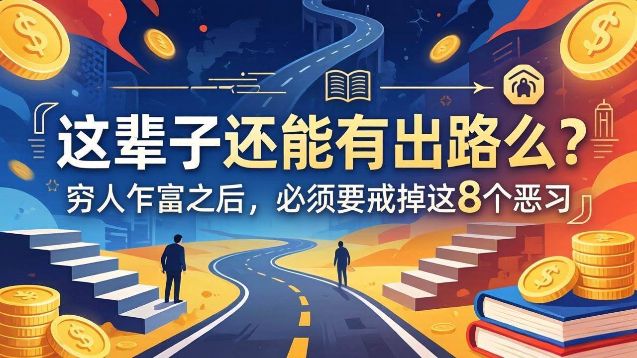 (18214期)关于人生两篇付费文章【这辈子还能有出路么?】【穷人乍富之后,必须要戒掉这8个恶习】-航海圈