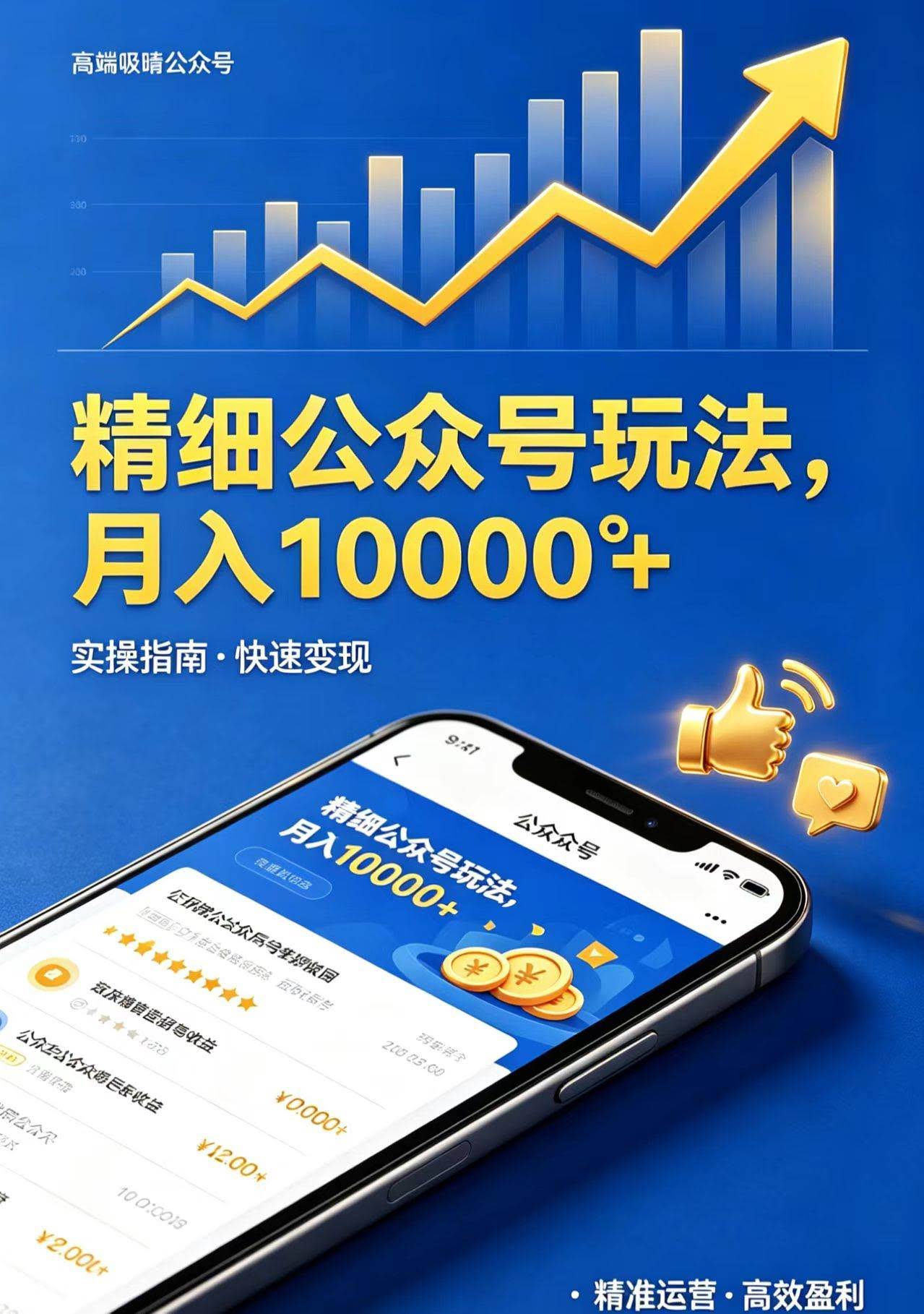(18283期)精细公众号玩法,月入10000+,实操指南,快速变现-航海圈