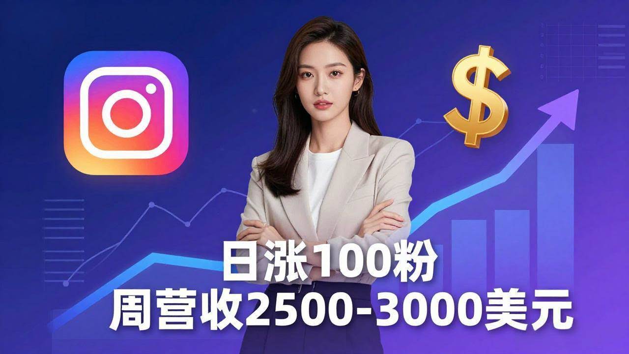 (18299期)想做数字产品?Sheri亲授:日涨100粉、每周2500至3000美元的营收,Instagram躺着赚-航海圈