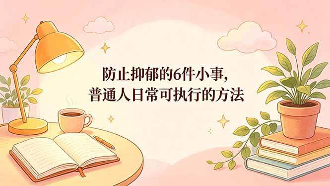 （18385期）付费文章：防止抑郁的6件小事，普通人日常可执行的方法-航海圈