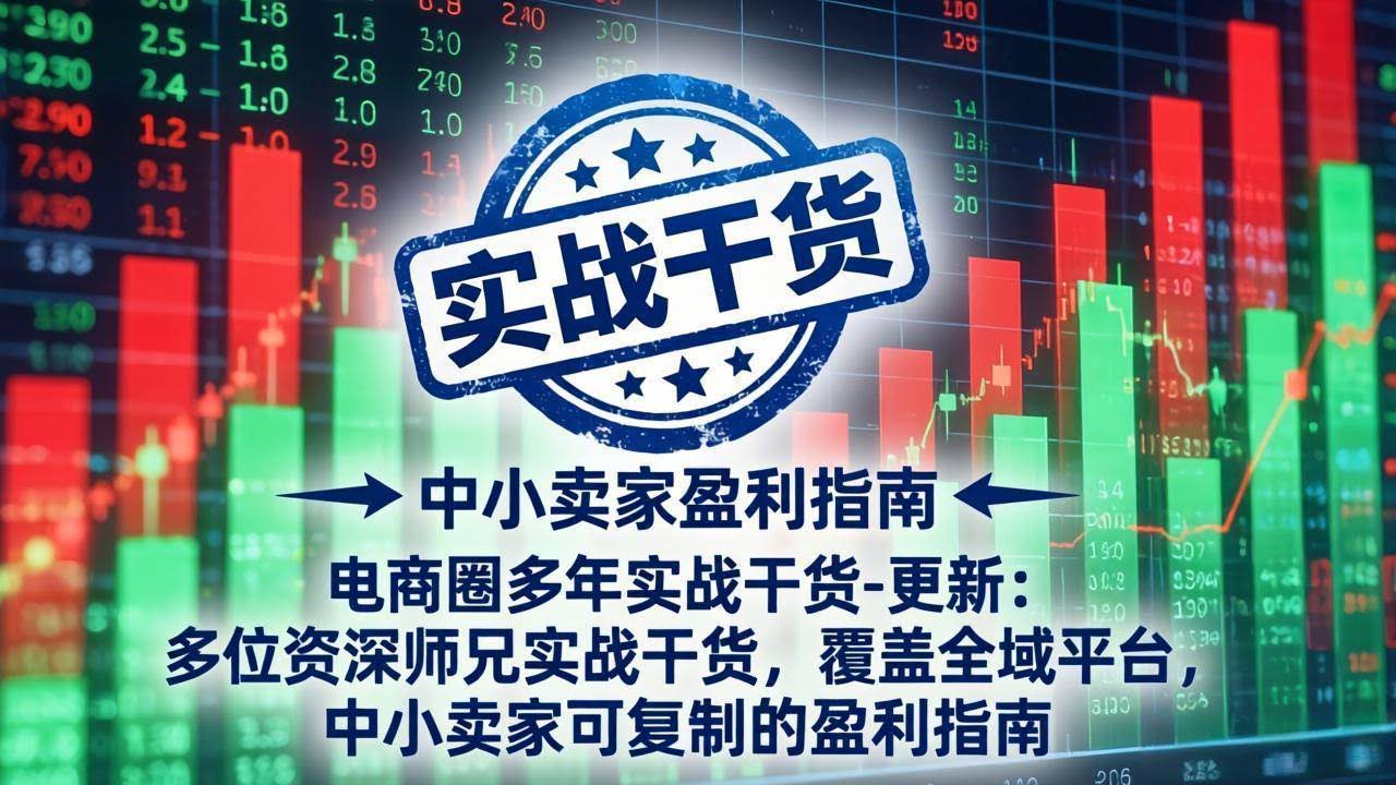 (18398期)电商圈多年实战干货-更新5月10:多位资深师兄实战干货/覆盖全域平台,中小卖家可复制的盈利指南-航海圈