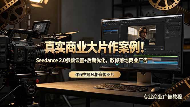 (18484期)真实商业大片作案例!Seedance 2.0参数设置+后期优化,教你落地商业广告-航海圈