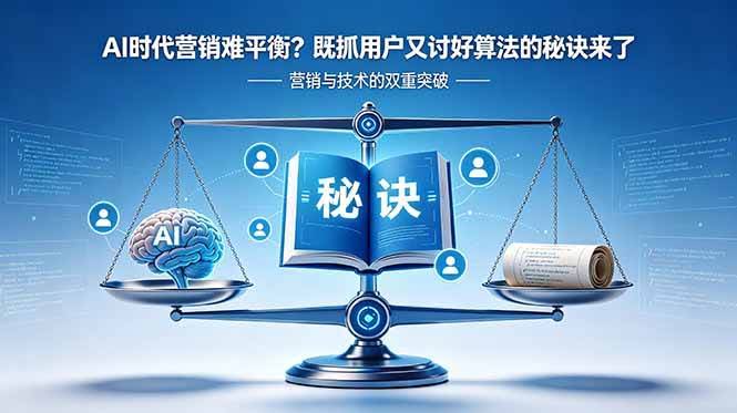 （18600期）AI时代营销难平衡？既抓用户又讨好算法的秘诀来了【原创双语字幕】-航海圈