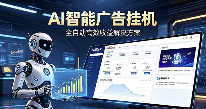 （18661期）Ai智能广告挂机 别再瞎折腾了！这个全自动挂机项目，新手当天见钱，告别频繁换项目的烦恼-航海圈