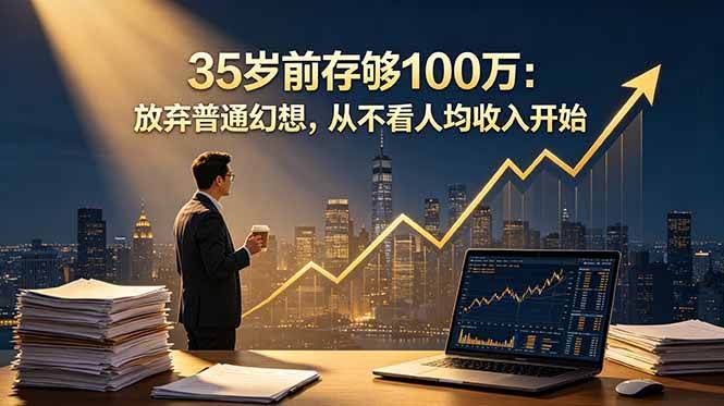 (18689期)35岁前存够100万:放弃普通幻想,从不看人均收入开始-航海圈