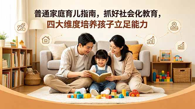 (18755期)付费文章:普通家庭育儿指南,抓好社会化教育,四大维度培养孩子立足能力-航海圈