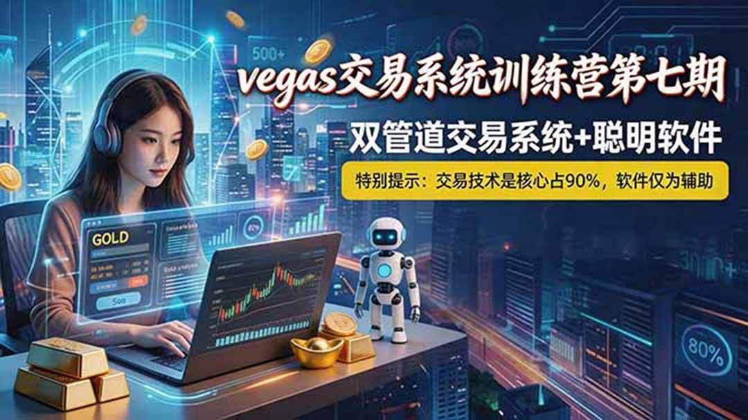 (18770期)【海外美金AI搬砖】Vegas交易技术+聪明软件, 黄金期货日赚50-1000U, 长期稳定,小白轻松上手-航海圈