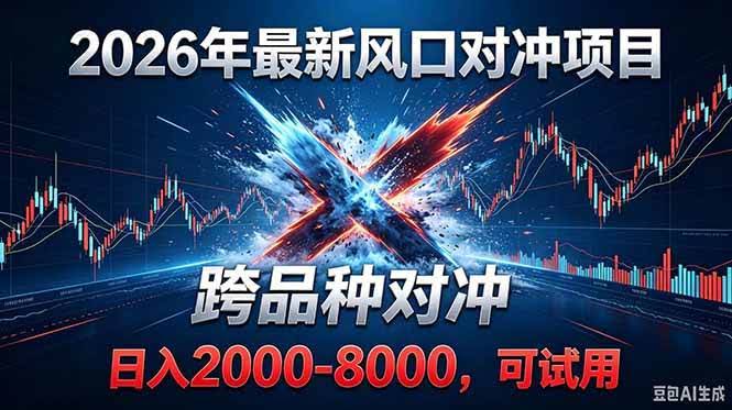 (18827期)2026创业新风口!最新对冲!跨品种对冲!日收益2000-6000+-航海圈
