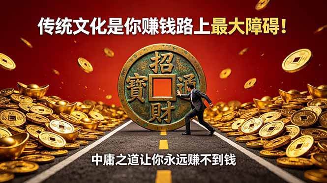 （18872期）付费文章：传统文化是你赚钱路上最大障碍！中庸之道让你永远赚不到钱-航海圈