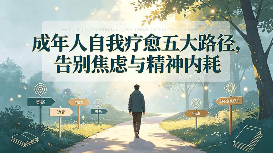 (19516期)付费文章:成年人自我疗愈五大路径,告别焦虑与精神内耗-航海圈