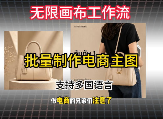 无限画布工作流搭建教程，一键电商主图批量制作，批量下载，支持多国语言-航海圈