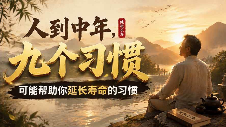 （19707期）付费文章：人到中年，九个可能帮助你延长寿命的习惯-航海圈