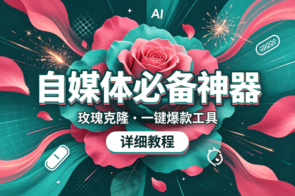 （19715期）玫瑰克隆，一键爆款ai工具，自媒体的必备神器，50多个功能，详细的教程-航海圈